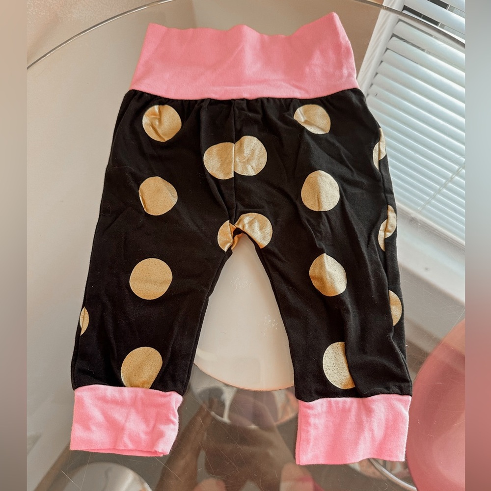 Pink Polka Dot Leggings